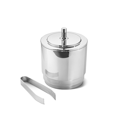 Georg Jensen Manhattan isspand med tang stål