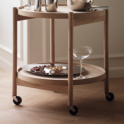 Georg Jensen SKY dobbelt serveringsskål 36 cm