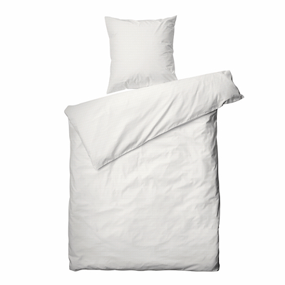 Juna Cube sengetøj hvid 140x200 cm