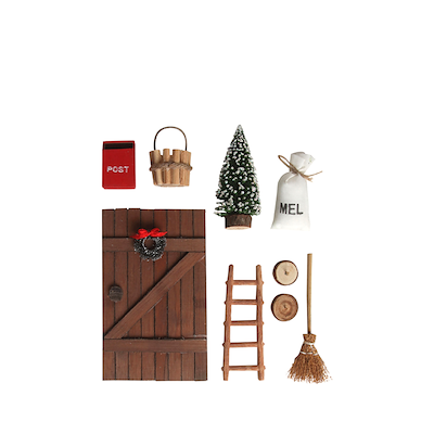 Det Gamle Apotek nissedør 9 dele