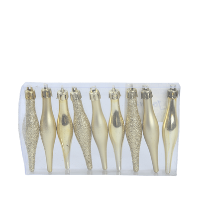 Det Gamle Apotek dråbe julekugler guld