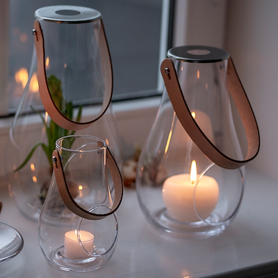 Holmegaard Design With Light Lanterne Klar 16,5 cm