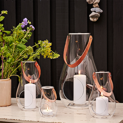 Holmegaard Design With Light Lanterne Klar 16,5 cm
