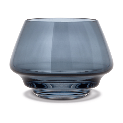 Holmegaard Flow fyrfadsstage blå 10 cm