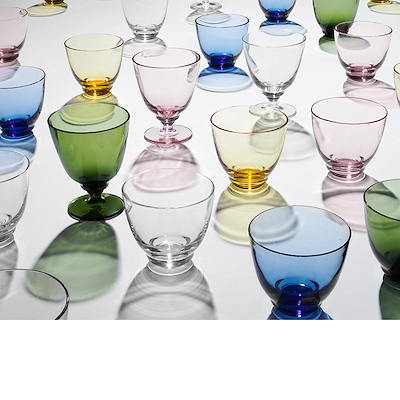 Holmegaard Flow vandglas klar 35 cl