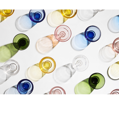 Holmegaard Flow vandglas olivengrøn 35 cl