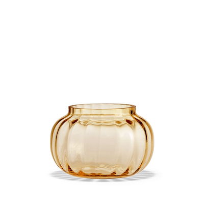 Holmegaard Primula vase amber Ø9,5 cm