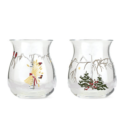 Holmegaard julelyslygte 2021 7,5 cm 2 stk.