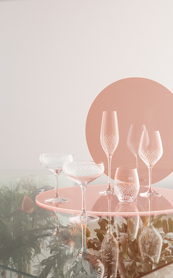 Holmegaard Cabernet Lines rødvinsglas 69 cl 2 stk.