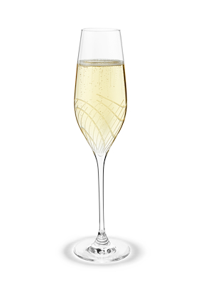 Holmegaard Cabernet Lines champagneglas 29 cl 2 stk.