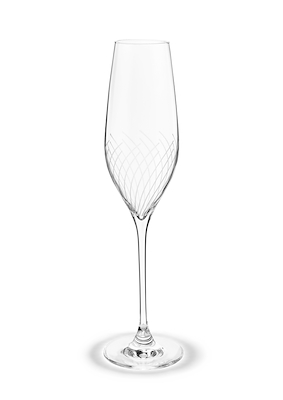 Holmegaard Cabernet Lines champagneglas 29 cl 2 stk.