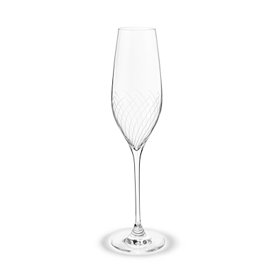 Holmegaard Cabernet Lines champagneglas 29 cl 2 stk.