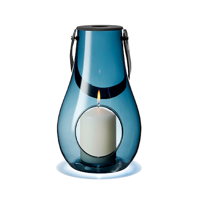 Holmegaard Design With Light lanterne blå 25 cm