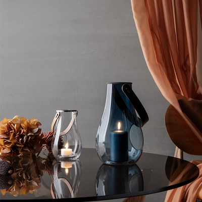 Holmegaard Design With Light lanterne blå 25 cm