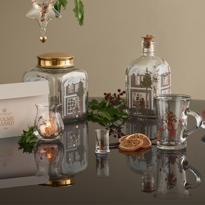 Holmegaard Christmas 2022 snapseglas 2 stk. 3 cl