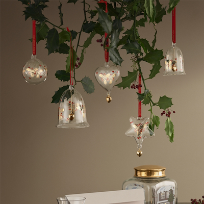 Holmegaard Ann-Sofi Romme juleklokke 2022 glas 8,5 cm