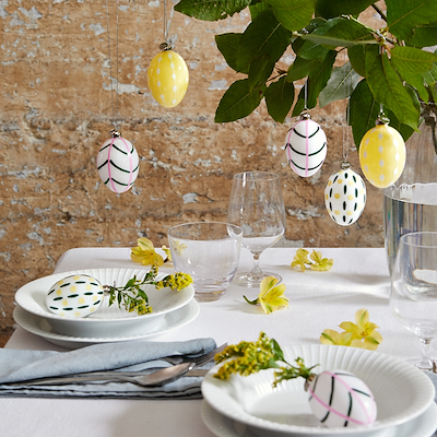 Holmegaard påskeophæng frugt 7,5 cm