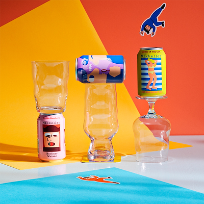 Holmegaard X Mikkeller IPA ølglas klar 2 stk. 50 cl