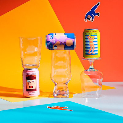 Holmegaard X Mikkeller Pint ølglas 2 stk. 40 cl