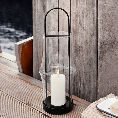 Holmegaard ARC lanterne stor klar H39 cm