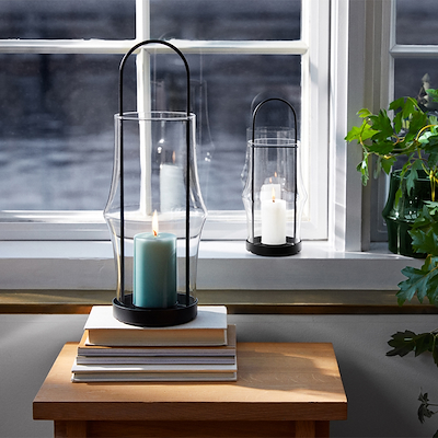 Holmegaard ARC lanterne lille klar H25,5 cm