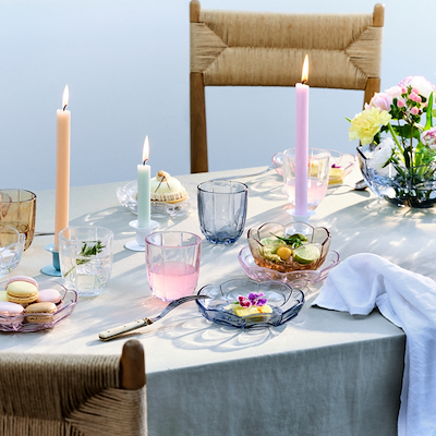 Holmegaard Lily vandglas klar 2 stk. 32 cl