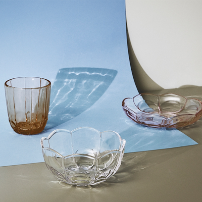 Holmegaard Lily skål klar 2 stk. Ø13 cm