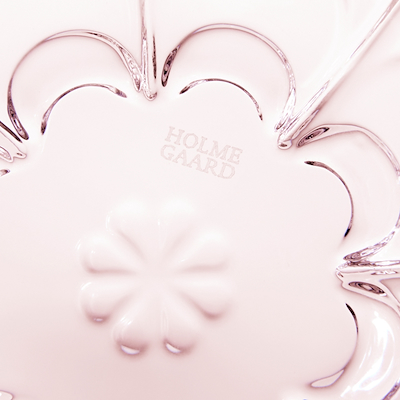 Holmegaard Lily skål cherry blossom 2 stk. Ø13 cm