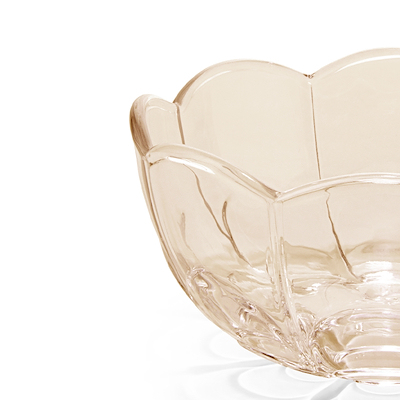 Holmegaard Lily skål toffee rose 2 stk. Ø13 cm