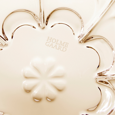 Holmegaard Lily skål toffee rose 2 stk. Ø13 cm