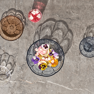 Holmegaard Lily skål dueblå Ø23 cm