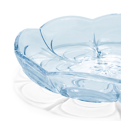 Holmegaard Lily isasiet blue iris 2 stk. øØ16 cm