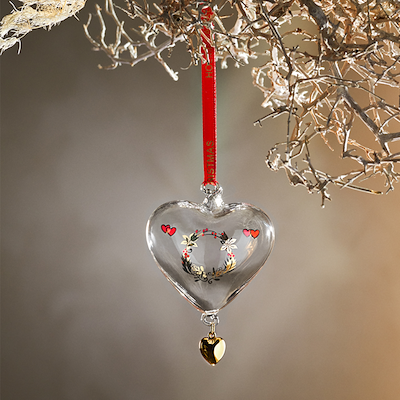 Holmegaard årets julehjerte 2023 lille klar