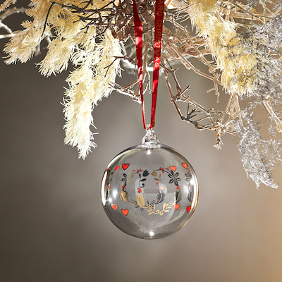 Holmegaard julekugle 2023 lille