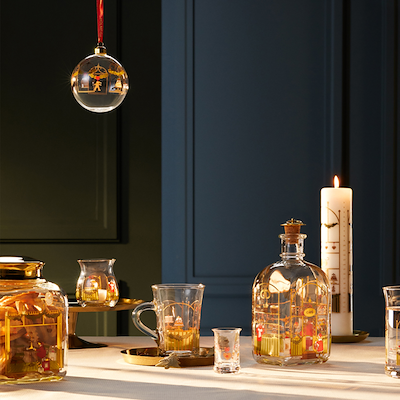 Holmegaard julekugle 2023 lille