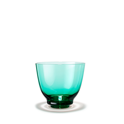 Holmegaard Flow vandglas emerald green 35 cl