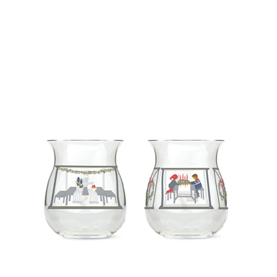 Holmegaard Christmas 2024 julelyslygte H 7,5 cm 2 stk.