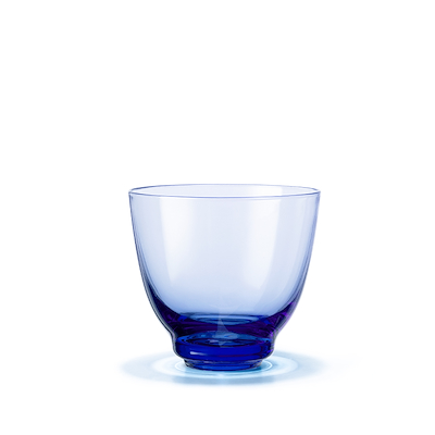Holmegaard Flow vandglas mørk blå 35 cl
