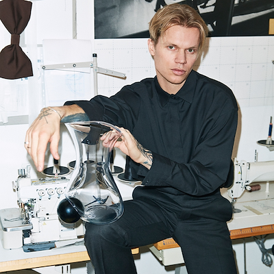 Holmegaard X Søren Le Schmidt Silhouette vase H36 cm