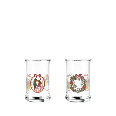 Holmegaard Christmas 2025 snapseglas 2 stk. 3 cl