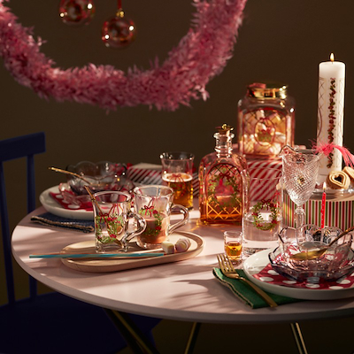 Holmegaard Christmas 2025 julelyslygte H 7,5 cm 2 stk.
