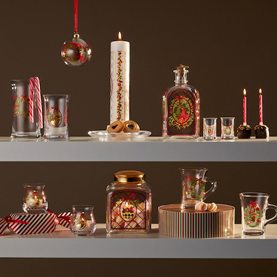 Holmegaard Christmas 2025 julelyslygte H 7,5 cm 2 stk.