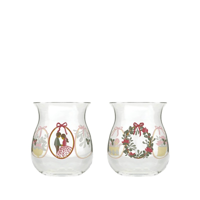 Holmegaard Christmas 2025 julelyslygte H 7,5 cm 2 stk.
