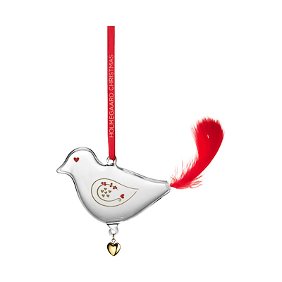 Holmegaard Christmas 2025 årets julefugl lille