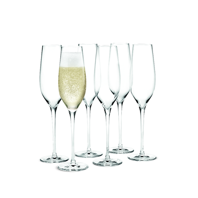 Holmegaard Cabernet champagneglas 29 cl 6 stk.