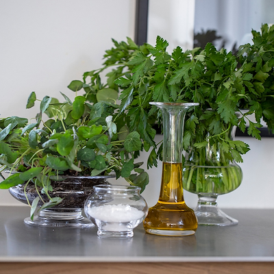 Holmegaard Old English vase glas 24 cm