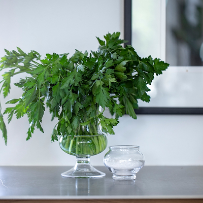 Holmegaard Old English vase glas 24 cm