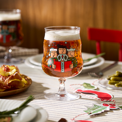Holmegaard Mikkeller universalt ølglas klar 40 cl Jul 2026
