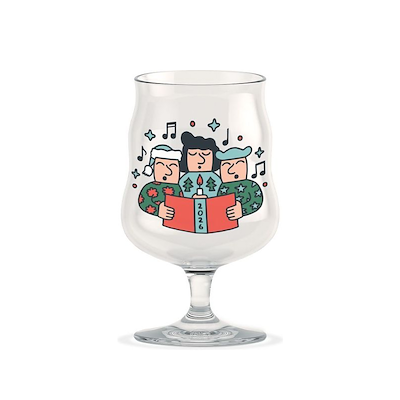 Holmegaard Mikkeller universalt ølglas klar 40 cl Jul 2026