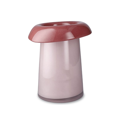 Holmegaard Soma vase rosa/terracotta H 22,5 cm